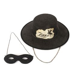 Zorro Hat with Mask.