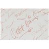 Image 2 : Walt Disney & Studio Personnel Signed Retirement Card.