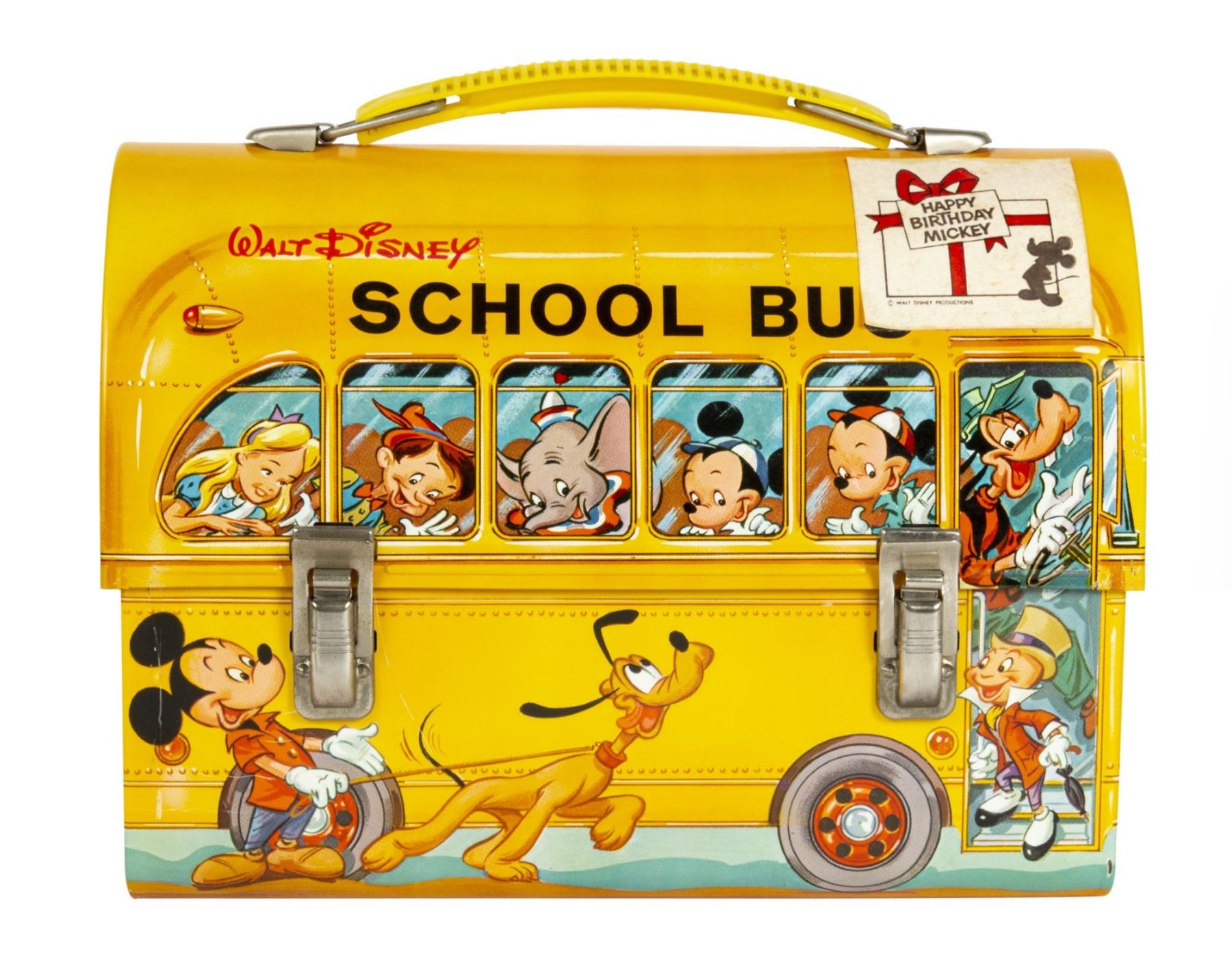 Aladdin Industries Walt Disney School Bus Lunch Box.