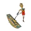 Image 2 : "Pinocchio the Acrobat!" Tin Toy by Marx.