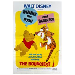 Original Winnie the Pooh and Tigger Too Poster.