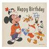 Image 1 : Mickey Mouse Birthday Card with Playable Record.