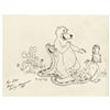 Image 1 : Original The Jungle Book Drawing by Larry Clemmons.