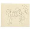 Image 1 : Original The Small One Drawing by John Pomeroy.