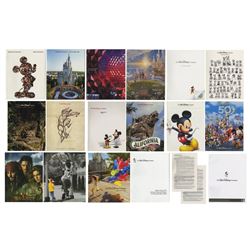Group of (17) Walt Disney Productions Annual Reports.