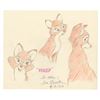 Image 2 : Group of (5) Original The Fox and the Hound Drawings.