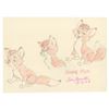 Image 4 : Group of (5) Original The Fox and the Hound Drawings.