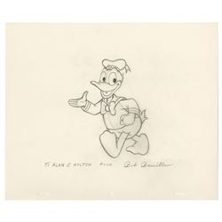 Original Donald Duck Drawing by Bob Bemiller.