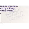 Image 2 : The Black Cauldron Poster Signed by Lloyd Alexander.
