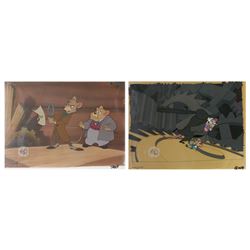 Pair of The Great Mouse Detective Production Cels.
