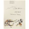 Image 2 : Walt Disney Animation Art Multi-Signed Guide.