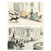 Image 1 : Pair of The Nightmare Before Christmas Storyboards.