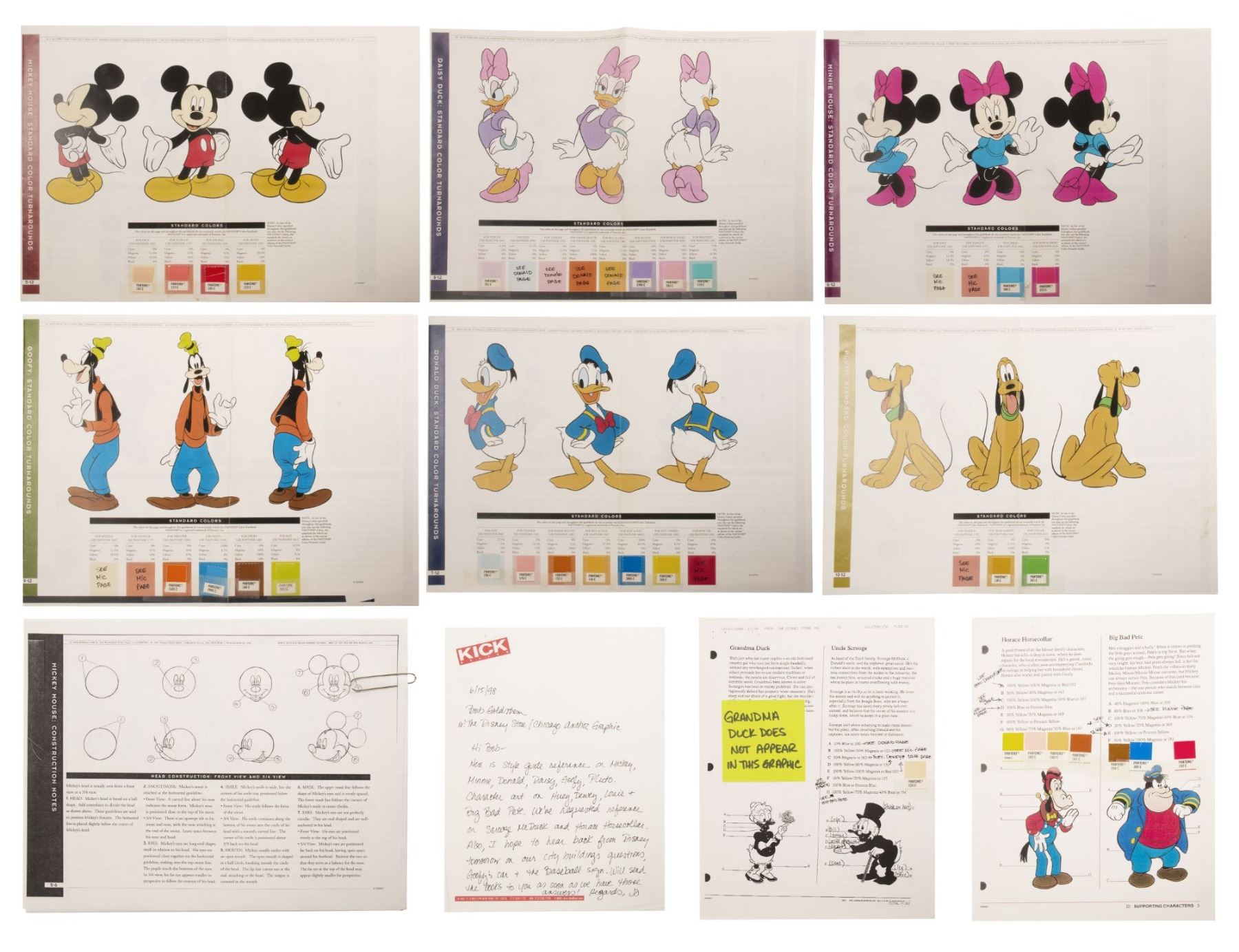 Disney Character Style Guide for Disney Store.