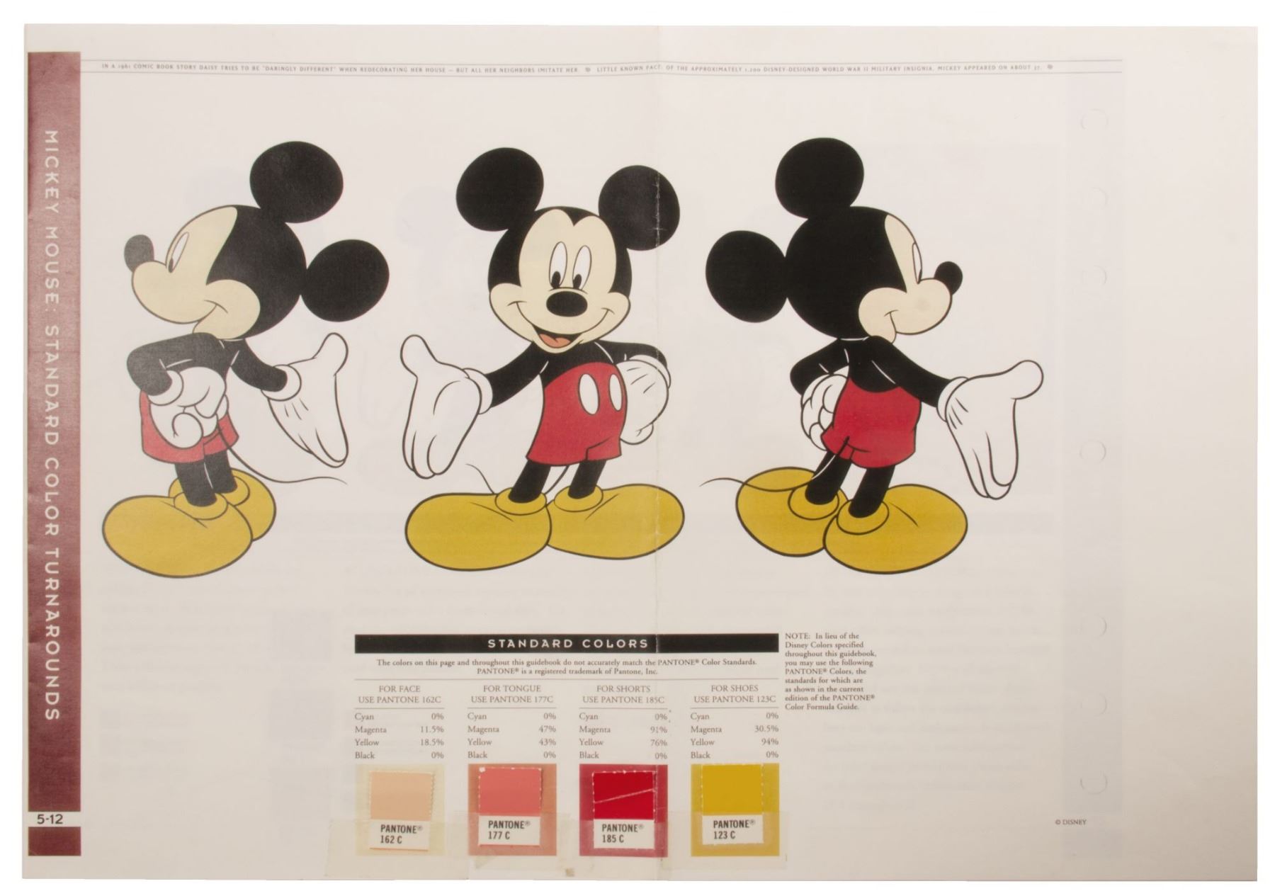 Disney Character Style Guide for Disney Store. - Van Eaton Galleries