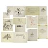 Image 1 : Collection of (13) Disneyland Promotional Drawings.
