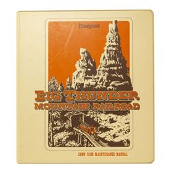 Big Thunder Mountain R.R. Maintenance Binder.