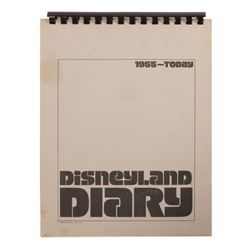 Cast Member Disneyland Diary Booklet.