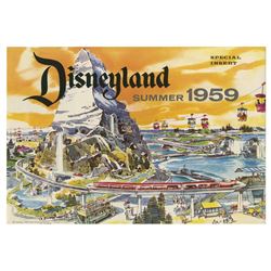Disneyland Summer 1959 Special Insert.