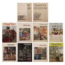 Collection of (10) Issues of Disneyland News.