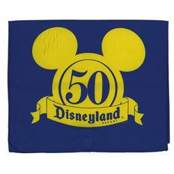 Disneyland 50th Anniversary Crowd Control Banner.