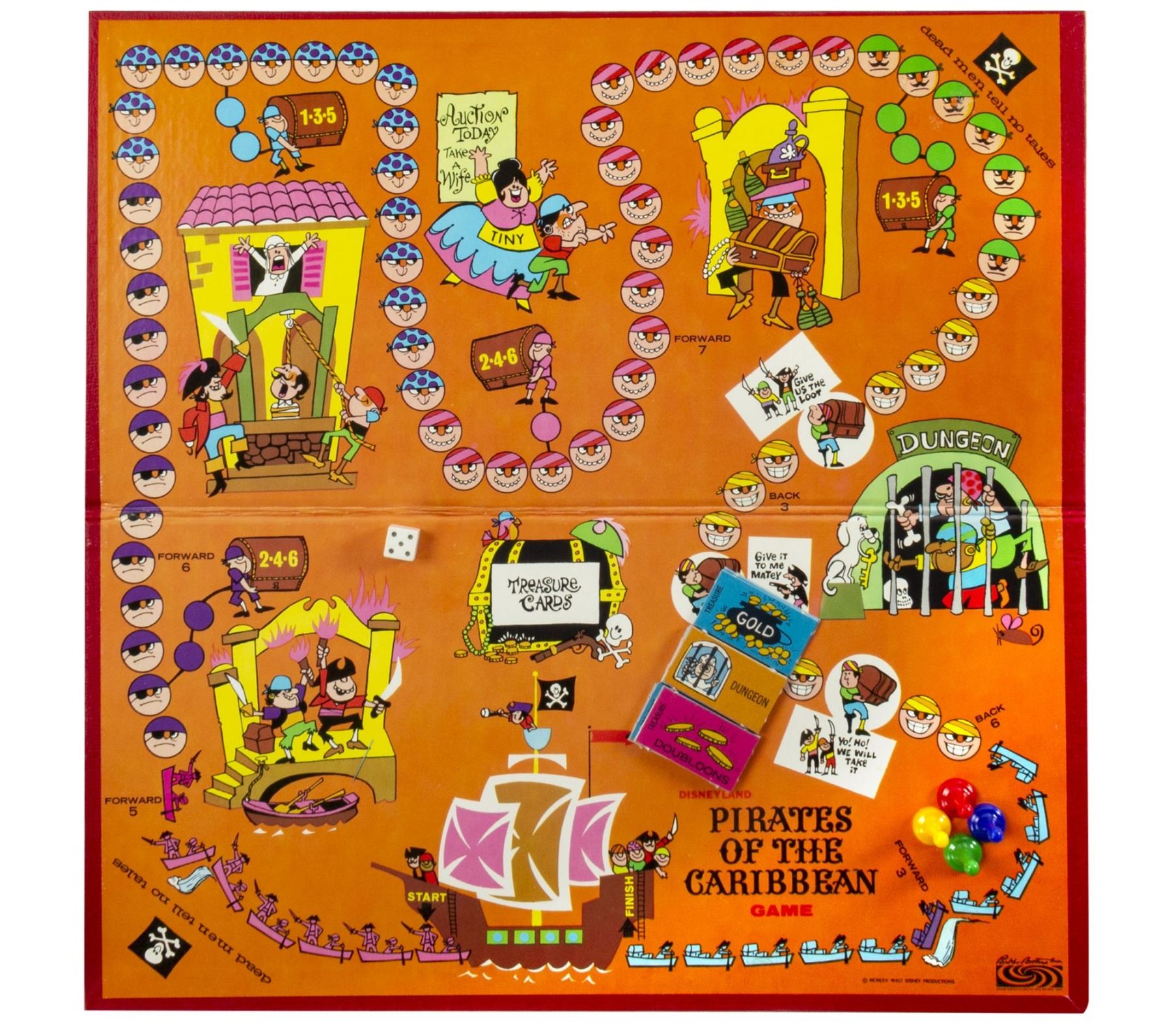 Pirates of the Caribbean Board Game.