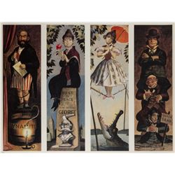 Haunted Mansion Stretching Portraits Signed Print. Haunted Mansion Stretching Portraits Signed Print.