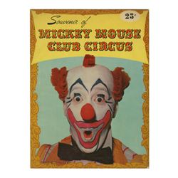 Mickey Mouse Club Circus Souvenir Program.