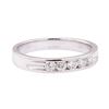 Image 1 : 0.40 ctw Diamond Ring - 14KT White Gold