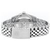 Image 9 : Rolex Mens Stainless Steel White Diamond & Emerald 36MM Datejust Wristwatch