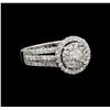 Image 1 : 14KT White Gold 1.35 ctw Diamond Ring