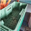 Image 2 : 9 GREEN PLASTIC BINS