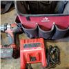 Image 2 : MILWAUKEE CORDLESS DRILL, IMPACT DRIVER, CHARGER, AND BATTERIES - TESTED AND WORKING