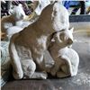 Image 1 : CONCRETE STATUE OF 2 CATS