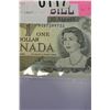 Image 2 : 1973 CANADIAN 1 DOLLAR BANKNOTE UNCIRCULATED - LAST YEAR OF ISSUE