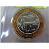 Image 2 : .999 SILVER LIMITED EDITION 10 DOLLAR GAMING TOKEN MCCARRAN AIRPORT - FIRST PLANE TO LAND IN LAS VEG
