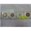 Image 1 : 1919 CANADIAN .925 COINS SILVER PLUS LARGE CENT