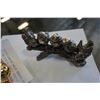 Image 2 : 925 SILVER PLATED BIRDS ON LOG AND COPPER SCUBA HELMET CLOCK