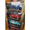 Image 2 : 4 BOXES BURAGO DIE CAST CARS 1:24 - DODGE, PORSCHE, CORVETTE