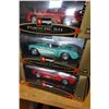 Image 3 : 4 BOXES BURAGO DIE CAST CARS 1:24 - DODGE, PORSCHE, CORVETTE