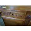 Image 2 : ANTIQUE OAK CARVED SERVING CABINET