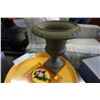 Image 2 : SMALL CAST IRON PLANTER AND VINTAGE EATONS TRAY