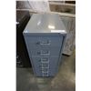 Image 1 : GREY 6 DRAWER METAL ORGANIZER