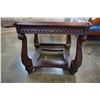 Image 2 : CARVED MAHOGANY END TABLE