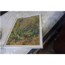 VAN GOGH FIRST EDITION PRINT IRIS CIRCA 1944 - SOME DAMAGE