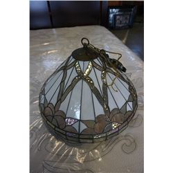 STAINED GLASS HANGING LAMP