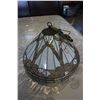 Image 1 : STAINED GLASS HANGING LAMP