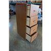 Image 2 : 4 DRAWER WOOD FILING CABINET