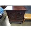 Image 1 : REPRODUCTION CARVED MAHOGANY 2 DOOR CABINET