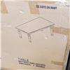 Image 2 : NEW ASHLEY MAHOGNAY FINISH TALL COFFEE TABLE - RETAIL $799
