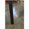 Image 3 : MODERN BROWN IKEA DINING TABLE WITH 2 EXTENSIONS AND HIDDEN EXTENSION STORAGE